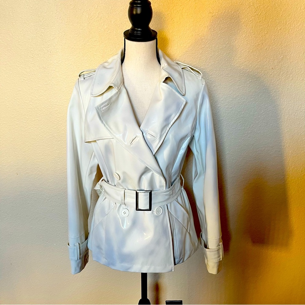 Bagatelle patent leather faux pea coat - must have🫶🏽